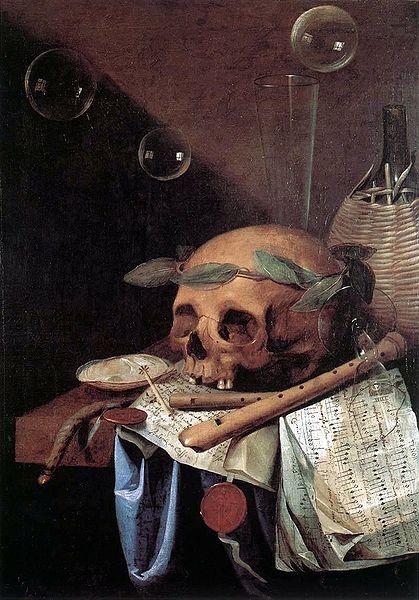 Aved, Jacques-Andre-Joseph Vanitas oil painting image